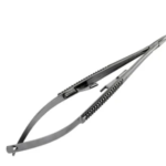 Porta Agulha Castroviejo Reto com Trava 14cm