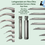 Laringoscópio de Fibra Ótica em LED com 01 lâmina reta tipo Muller Recém Nascido- Missouri