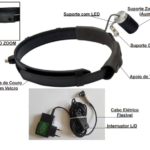 Fotóforo Missouri LED ou “Luz de Cabeça”- Missouri